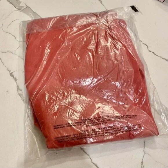 VS Rose Pink Knockout Tight Lace-Up Criss-Cross Workout Leggings - Picture 6 of 6